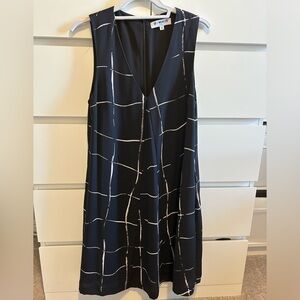 Of Mercer Windowpane Dress Size S